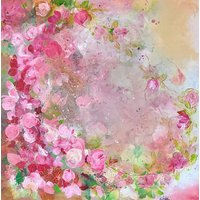 Kunst Geblümt, Acrylgemälde, Original Kunstwerk, Fertig Zum Aufhängen, Poetisch, Blumen, Rosa, Unikat, Weltweiter Versand, Botanik, Pfingstrosen Kunst Geblümt, Acrylgemälde, Original Kunstwerk, Fertig Zum Aufhängen, Poetisch, Blumen, Rosa, Unikat, Weltweiter Versand, Botanik, Pfingstrosen von StephanieNobletArt