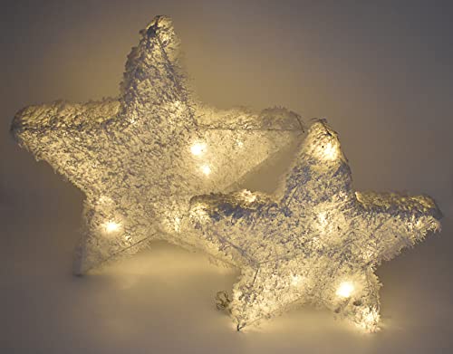 Stephans Möbelbörse 2er Set LED Weihnachtsstern Leuchtstern Tischlampe Leuchte beleuchtet Innen Advent Stern Deko inkl. Timer-Funktion Weiß Stephans Möbelbörse 2er Set LED Weihnachtsstern Leuchtstern Tischlampe Leuchte beleuchtet Innen Advent Stern Deko inkl. Timer-Funktion Weiß von Stephans Möbelbörse