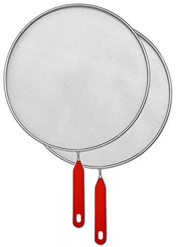 Stephans Möbelbörse 2er Set Pfannen Spritzschutz Spritzschutzdeckel Sieb Fettschutz Deckel zum Verhindern von Öl-,Fett- oder Wasserspritzer für Pfannen Töpfe Skillets Ø29cm Stephans Möbelbörse 2er Set Pfannen Spritzschutz Spritzschutzdeckel Sieb Fettschutz Deckel zum Verhindern von Öl-,Fett- oder Wasserspritzer für Pfannen Töpfe Skillets Ø29cm von Stephans Möbelbörse