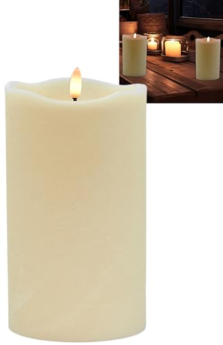 Stephans Möbelbörse LED Echtwachskerze 10x15 cm mit Timer Kerze batteriebetrieben 3D Flackereffekt Echtwachs Adventskranz Kerzen LED Adventskerzen Stephans Möbelbörse LED Echtwachskerze 10x15 cm mit Timer Kerze batteriebetrieben 3D Flackereffekt Echtwachs Adventskranz Kerzen LED Adventskerzen von Stephans Möbelbörse
