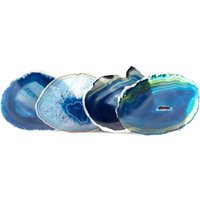 Achat Untersetzer - Untersetzer-Set Türkis Vergoldet Versilberte 4Er Set Vergoldete Für Getränke Achat Untersetzer - Untersetzer-Set Türkis Vergoldet Versilberte 4Er Set Vergoldete Für Getränke von StephenDEvans