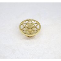 Seed Of Life Knauf - Mandala 7 Chakren Spirituelle Inneneinrichtung Boho Raum Dekor Kunst von StephenDEvans