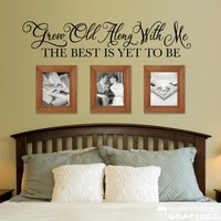 Alt Zusammen Mit Mir Das Beste Ist Yet To Be Aufkleber | Paar Schlafzimmer Vinyl Dekor Hochzeitsgeschenk von StephenEdwardGraphic