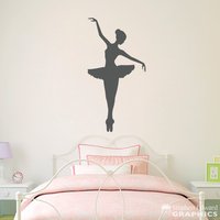 Ballerina Wandtattoo | Mädchen Schlafzimmer Dekor Tanzendes Ballett Vinyl von StephenEdwardGraphic