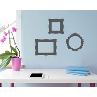 Bilderrahmen Aufkleber | 3Er-Set Barock Style Frame Wall Art von StephenEdwardGraphic