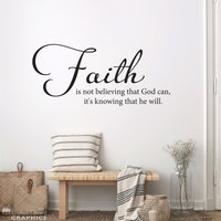 Glaube Zitat Wandtattoo Christliche Dekoration Glaube Zitat Wandtattoo Christliche Dekoration von StephenEdwardGraphic