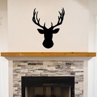 Hirschkopf Silhouette Wandtattoo Rustikaler Hütten-Vinyl-Aufkleber Hirschkopf Silhouette Wandtattoo Rustikaler Hütten-Vinyl-Aufkleber von StephenEdwardGraphic