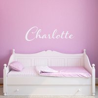 Mädchen Name Aufkleber | Personalisierter Skript Schlafzimmer Dekor von StephenEdwardGraphic
