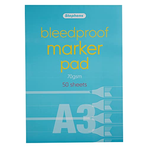 Stephens Pad A3 70 g/qm 50 Blatt bleed-proof Marker von Stephens