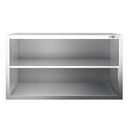 Wandschrank für gewerbliche Küche, Edelstahl, langlebig und leicht zu reinigen, Aufbewahrungsregal für Restaurant, Hotel (90,3 x 15,7 x 39,3 Zoll) von Stepnext