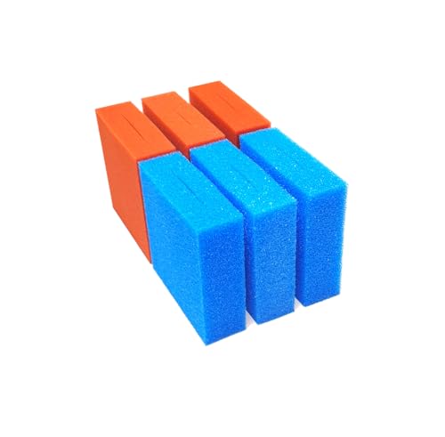 Steppan 6 Stück Filterschwamm 3 x Blau und 3 x Rot geschlitzt passend für Oase Biotec 10 / Maße: 25 x 25 x 8 cm Blau Grob = PPI 10 Rot Fein = PPI 30 1 Set Steppan 6 Stück Filterschwamm 3 x Blau und 3 x Rot geschlitzt passend für Oase Biotec 10 / Maße: 25 x 25 x 8 cm Blau Grob = PPI 10 Rot Fein = PPI 30 1 Set von Steppan