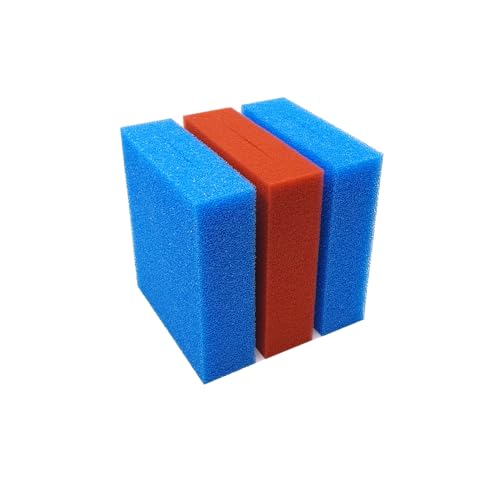 Steppan® Filterschwamm 2 x Blau und 1 x Rot geschlitzt passend für Oase Biotec 5 25 x 25 x 8 cm Blau Grob = PPI 10 Rot Fein = PPI 30 1 Set Steppan® Filterschwamm 2 x Blau und 1 x Rot geschlitzt passend für Oase Biotec 5 25 x 25 x 8 cm Blau Grob = PPI 10 Rot Fein = PPI 30 1 Set von Steppan