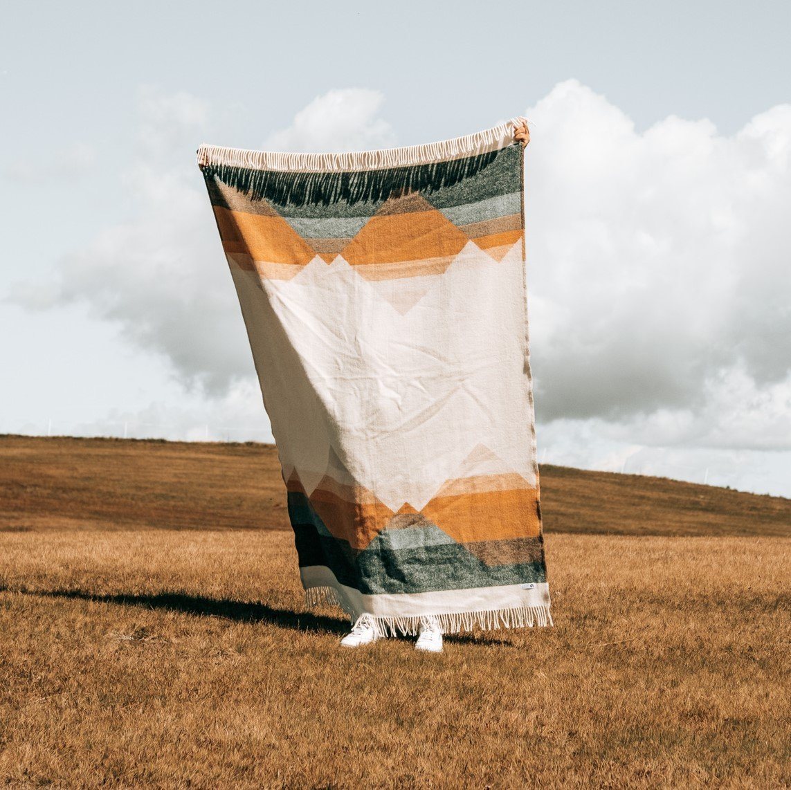 Wolldecke HIMALAYA, Steppenwolle, Nachhaltige Kuscheldecke 130x200cm, Made in EU aus 100% Schurwolle von Steppenwolle