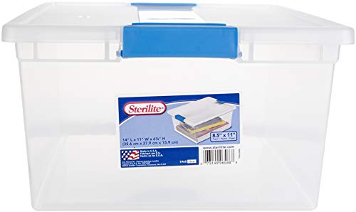 Sterilite Deep Clip Storage Box-14"X11"X6.25" Clear von Sterilite