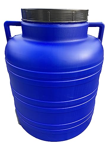 Mcties Sterk Plast Kurzes Fass, Durchmesser – 41 cm, Fassungsvermögen – 60 Liter von Mcties