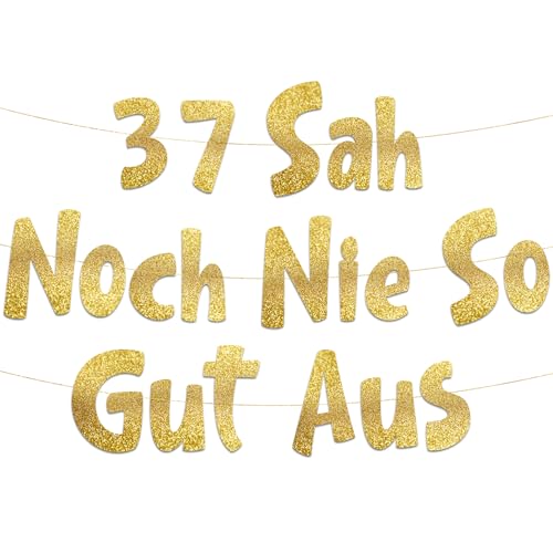 Lustige Banner, 37 sah noch nie so gut aus, Partyzubehör zum 37. Geburtstag Lustige Banner, 37 sah noch nie so gut aus, Partyzubehör zum 37. Geburtstag von Sterling James Co.