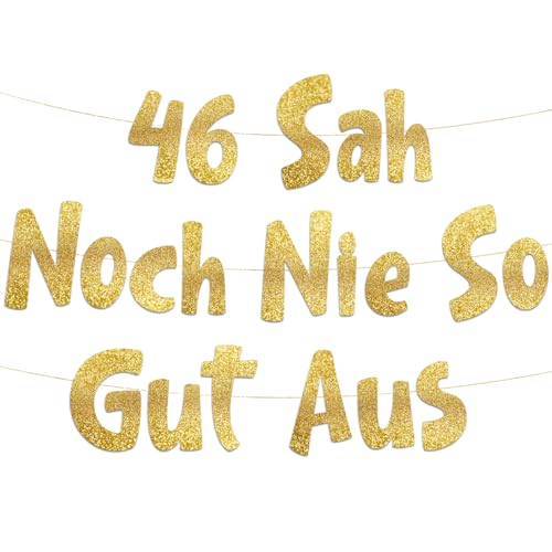 Lustige Banner, 46 sah noch nie so gut aus, Partyzubehör zum 46. Geburtstag Lustige Banner, 46 sah noch nie so gut aus, Partyzubehör zum 46. Geburtstag von Sterling James Co.