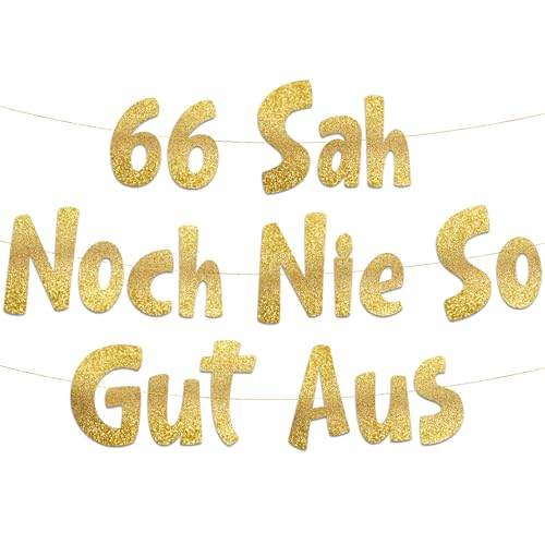 Lustige Banner, 66 sah noch nie so gut aus, Partyzubehör zum 66. Geburtstag Lustige Banner, 66 sah noch nie so gut aus, Partyzubehör zum 66. Geburtstag von Sterling James Co.