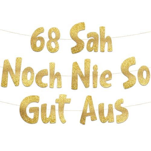 Lustige Banner, 68 sah noch nie so gut aus, Partyzubehör zum 68. Geburtstag Lustige Banner, 68 sah noch nie so gut aus, Partyzubehör zum 68. Geburtstag von Sterling James Co.