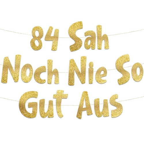 Lustige Banner, 84 sah noch nie so gut aus, Partyzubehör zum 84. Geburtstag Lustige Banner, 84 sah noch nie so gut aus, Partyzubehör zum 84. Geburtstag von Sterling James Co.
