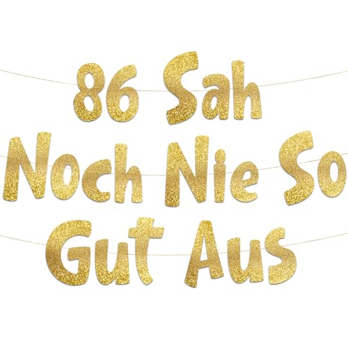 Lustige Banner, 86 sah noch nie so gut aus, Partyzubehör zum 86. Geburtstag Lustige Banner, 86 sah noch nie so gut aus, Partyzubehör zum 86. Geburtstag von Sterling James Co.