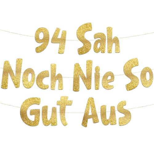 Lustige Banner, 94 sah noch nie so gut aus, Partyzubehör zum 94. Geburtstag Lustige Banner, 94 sah noch nie so gut aus, Partyzubehör zum 94. Geburtstag von Sterling James Co.