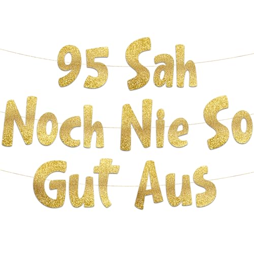 Lustige Banner, 95 sah noch nie so gut aus, Partyzubehör zum 95. Geburtstag Lustige Banner, 95 sah noch nie so gut aus, Partyzubehör zum 95. Geburtstag von Sterling James Co.