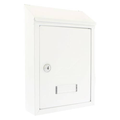 G2 Trading Company 002 Avon Briefkasten aus Stahl – weiß von BURG-WÄCHTER