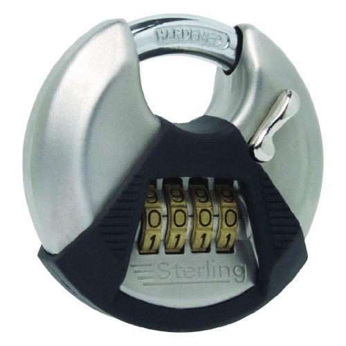 STERLING CPL170 70mm Disc Kombination Edelstahl Zifferblatt Padlock 4 **U.K.Import** von Sterling