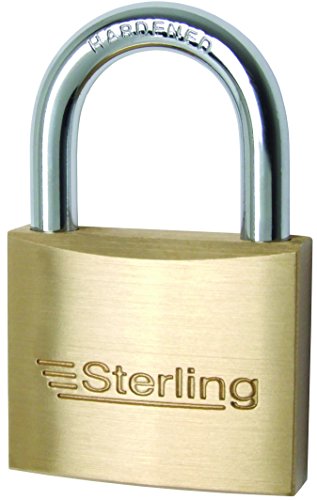 Sterling BPL052 50 mm, Mitte-Profil Vorhängeschloss, Messing von Sterling