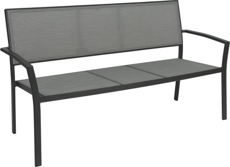 Stern Allround Bank 2,5-Sitzer - anthrazit / silber von Stern Gartenmöbel