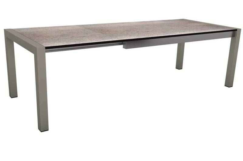 Stern Ausziehtisch 174/254x90 cm Aluminium - Silverstar Smoky graphit von Stern Gartenmöbel