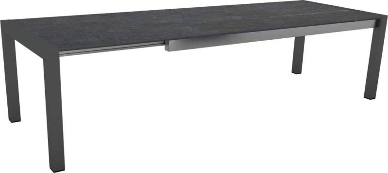 Stern Ausziehtisch 214/294x100 cm Aluminium - anthrazit Dekton Lava anthrazit von Stern Gartenmöbel