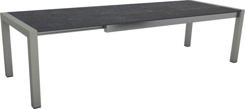 Stern Ausziehtisch 214/294x100 cm Aluminium - graphit Dekton Lava anthrazit von Stern Gartenmöbel