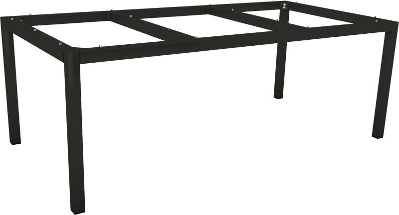 Stern Classic Tischgestell 200x100 cm Aluminium schwarz matt von Stern Gartenmöbel