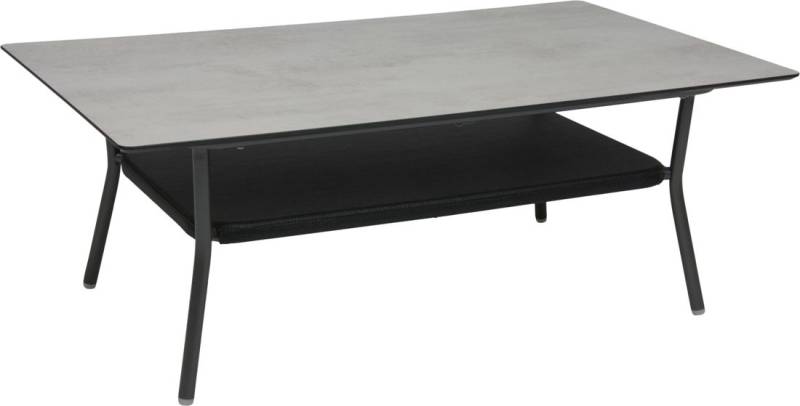 Stern Greta Tisch 120x70 cm - anthrazit / Zement hell von Stern Gartenmöbel
