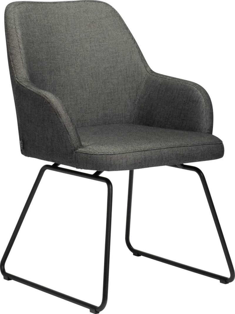 Stern Hector Kufensessel schwarz matt / seidenschwarz von Stern Gartenmöbel
