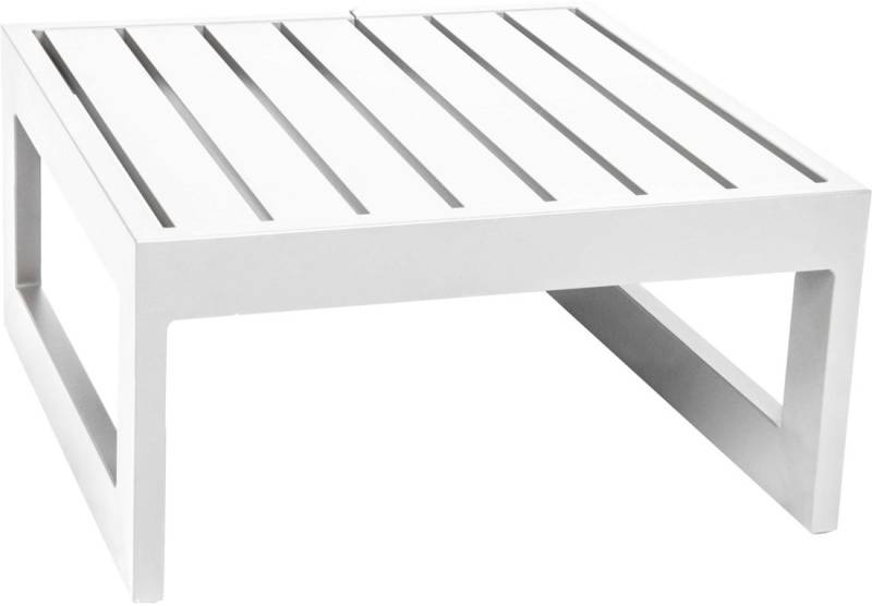 Stern Holly Dining Beistelltisch/Hocker 72x72x37.5 cm - weiß von Stern Gartenmöbel