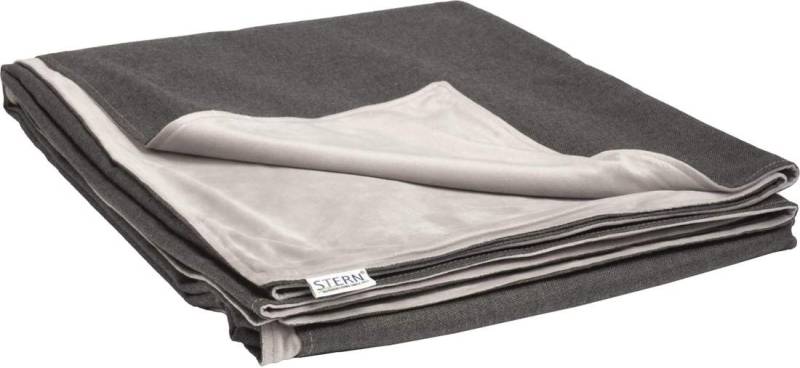 Stern Kuscheldecke Fleece - schiefergrau von Stern Gartenmöbel