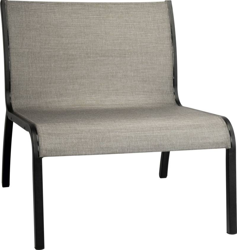 Stern Laris Mittelteil schwarz matt / Leinen grau von Stern Gartenmöbel
