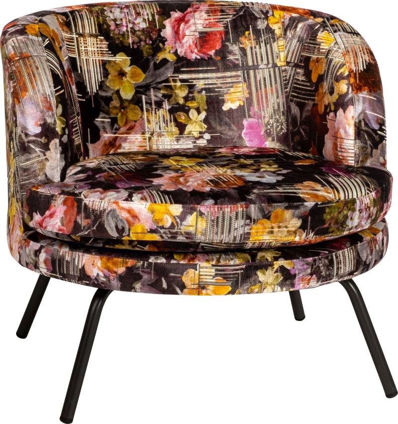 Stern Leni Loungesessel schwarz matt / Flower von Stern Gartenmöbel