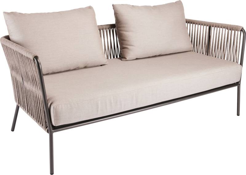 Stern Marla Lounge-Sofa 2-Sitzer anthrazit / salt von Stern Gartenmöbel