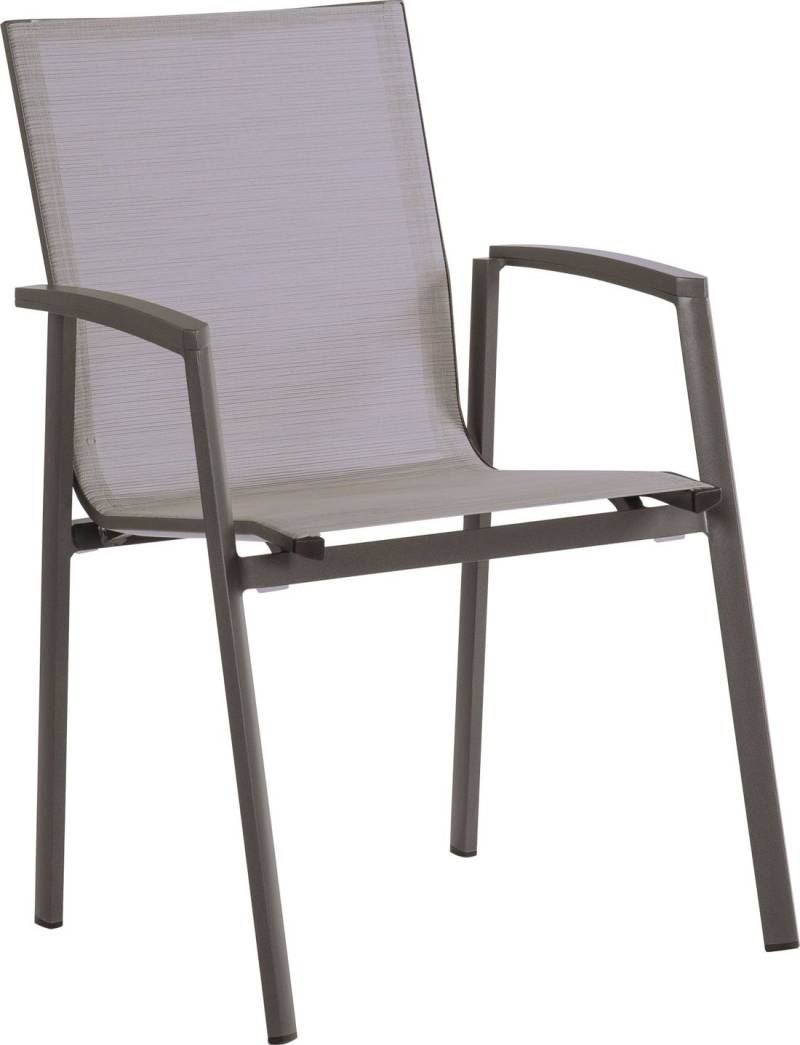 Stern New Top Stapelsessel Aluminium - anthrazit / silber von Stern Gartenmöbel