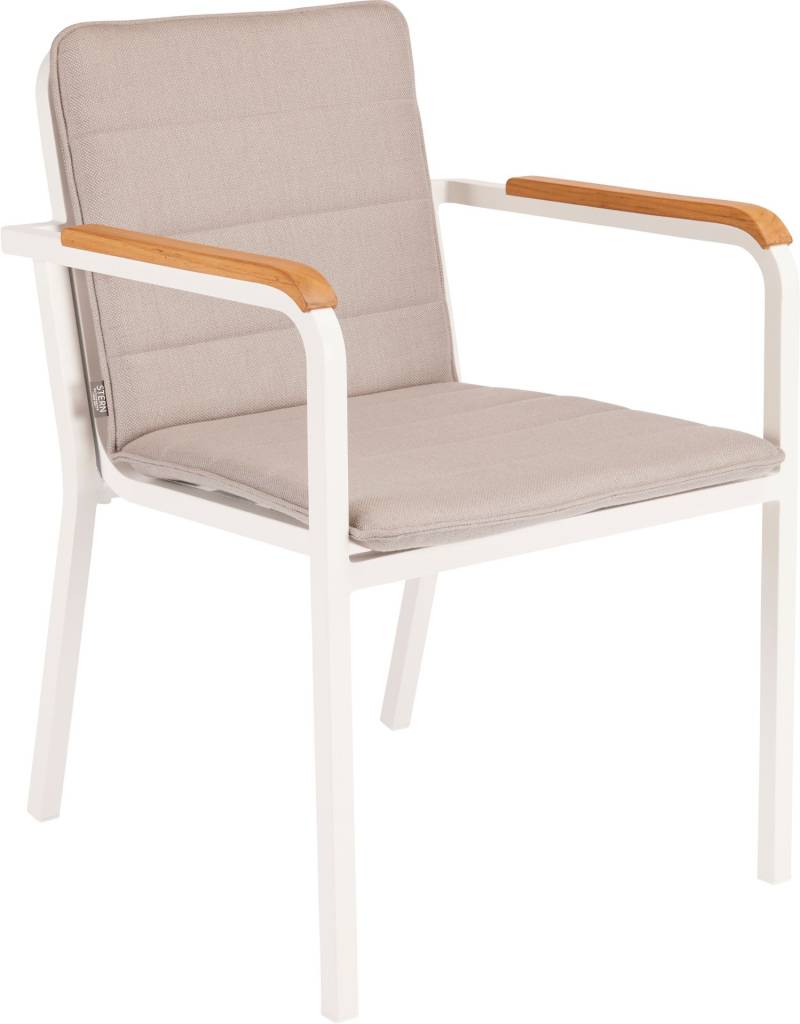 Stern Pepe Stapelsessel weiß / cream von Stern Gartenmöbel