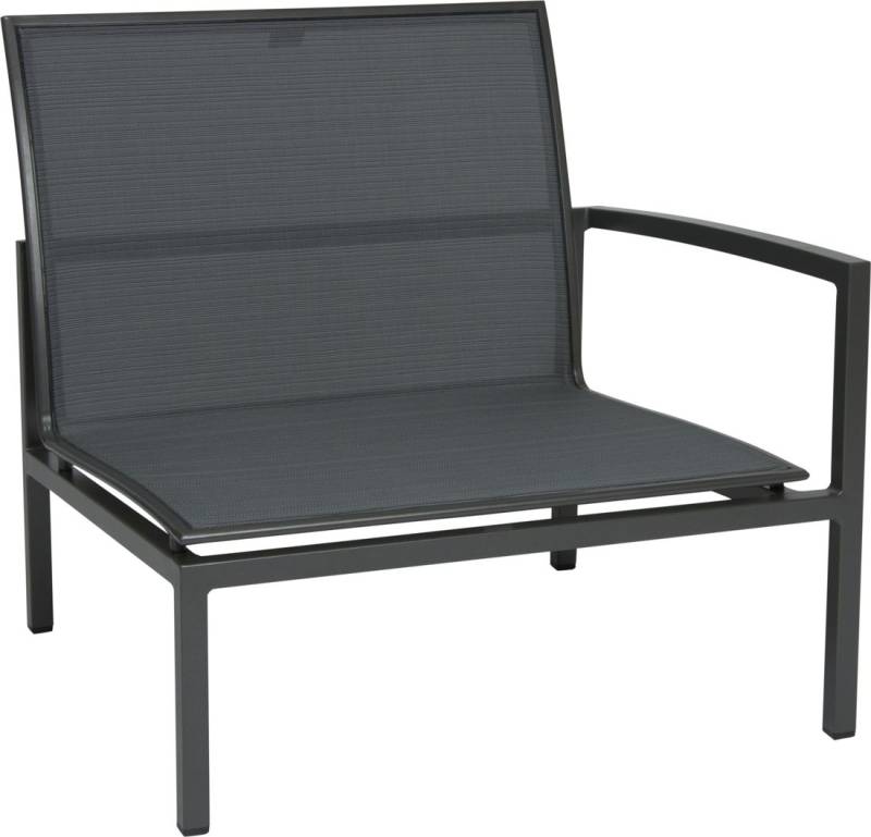 Stern Skelby Lounge - Endteil links anthrazit / karbon von Stern Gartenmöbel