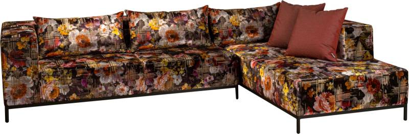 Stern Taavi Lounge-Set schwarz matt / Flower von Stern Gartenmöbel