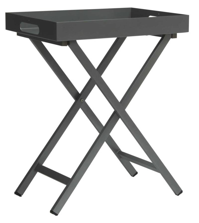 Stern Tabletttisch 60 x 40 cm Aluminium - graphit von Stern Gartenmöbel