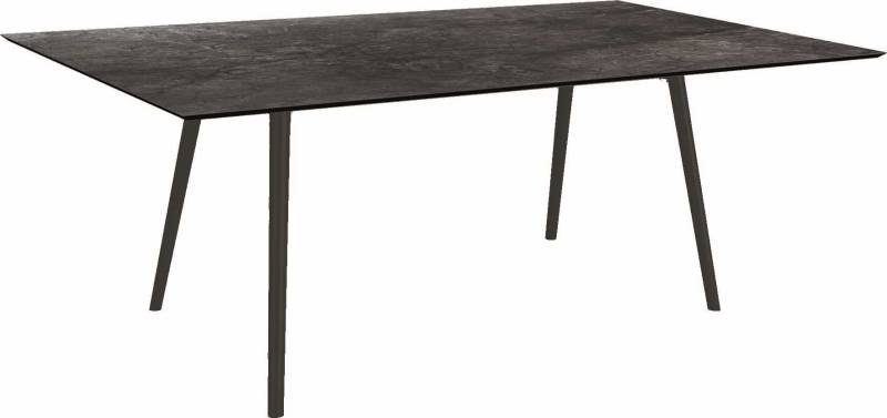 Stern Tisch 180 x 100 cm Interno schwarz matt / Dark Marble von Stern Gartenmöbel