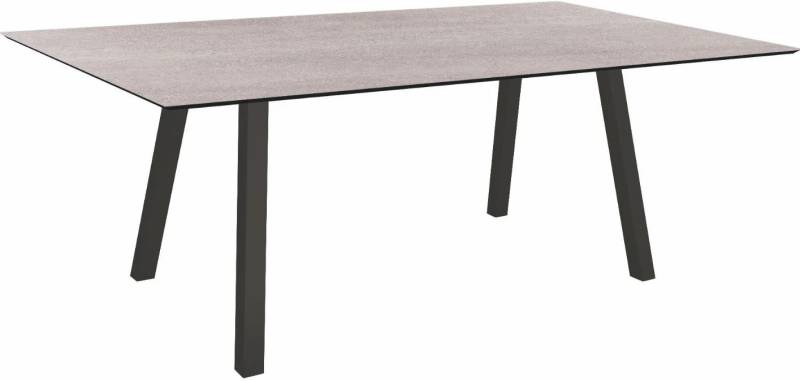 Stern Tisch 180 x 100 cm Interno schwarz matt / Stone light von Stern Gartenmöbel