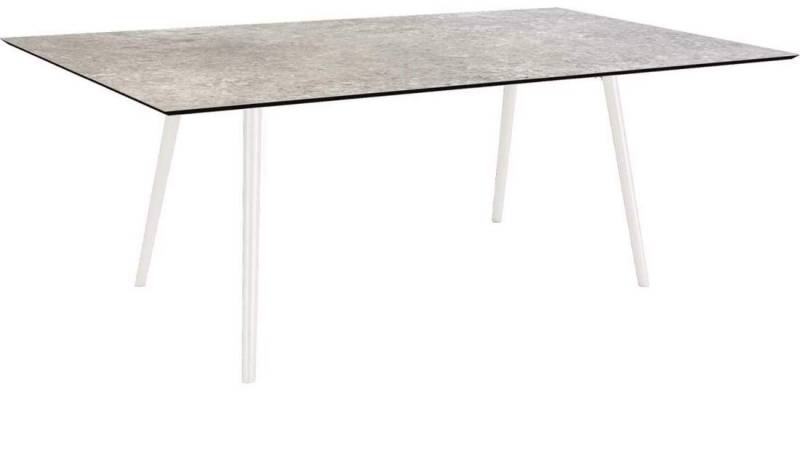 Stern Tisch 180x100cm Interno Rundrohr Aluminium von Stern Gartenmöbel